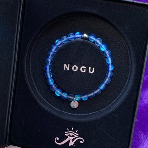 NOGU SAPPHIRE BLUE MERMAID GLASS BRACELET
